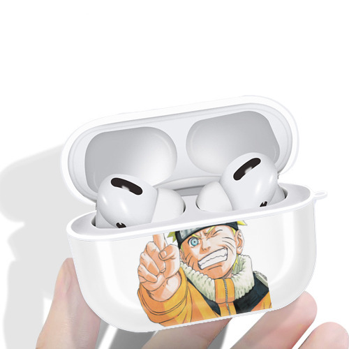 NARUTO -ナルト- うずまき ナルト Uzumaki Naruto 【AirPods Pro用】ハードシェル保護ケース 耐衝撃・防指紋・カラビナ付き商品仕様