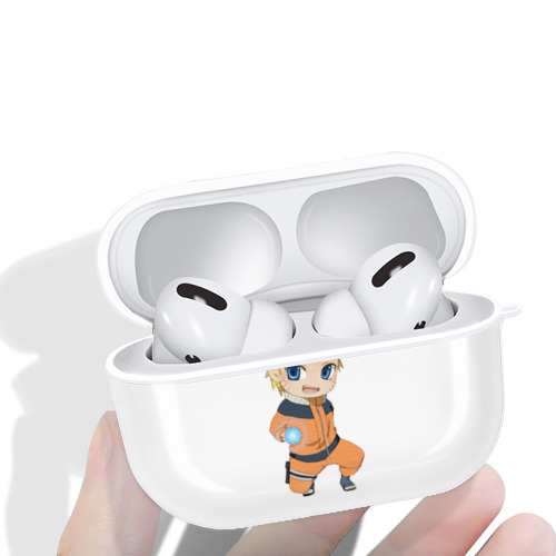 NARUTO -ナルト- うずまき ナルト Uzumaki Naruto 【AirPods Pro用】ハードシェル保護ケース 耐衝撃・防指紋・カラビナ付き商品仕様