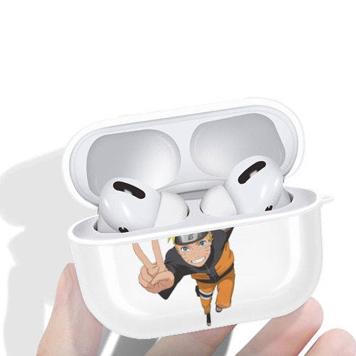 NARUTO -ナルト- うずまき ナルト Uzumaki Naruto 【AirPods Pro用】ハードシェル保護ケース 耐衝撃・防指紋・カラビナ付き商品仕様