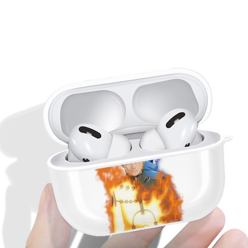 NARUTO -ナルト- うずまき ナルト Uzumaki Naruto 【AirPods Pro用】ハードシェル保護ケース 耐衝撃・防指紋・カラビナ付き商品仕様