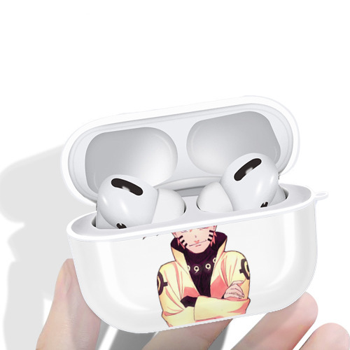 NARUTO -ナルト- うずまき ナルト Uzumaki Naruto 【AirPods Pro用】ハードシェル保護ケース 耐衝撃・防指紋・カラビナ付き商品仕様