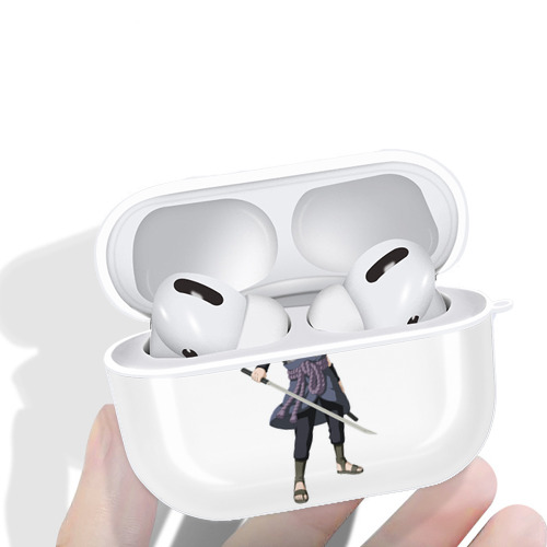 NARUTO -ナルト- うちは サスケ Uchiha Sasuke 【AirPods Pro用】ハードシェル保護ケース 耐衝撃・防指紋・カラビナ付き商品仕様