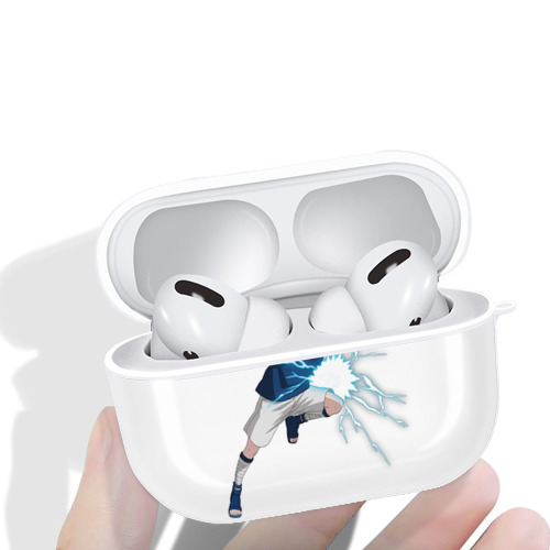 NARUTO -ナルト- うちは サスケ Uchiha Sasuke 【AirPods Pro用】ハードシェル保護ケース 耐衝撃・防指紋・カラビナ付き商品仕様