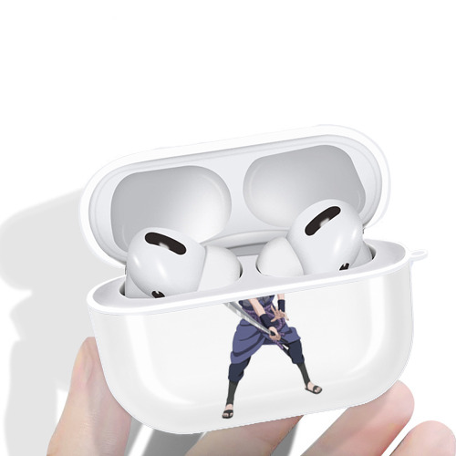 NARUTO -ナルト- うちは サスケ Uchiha Sasuke 【AirPods Pro用】ハードシェル保護ケース 耐衝撃・防指紋・カラビナ付き商品仕様