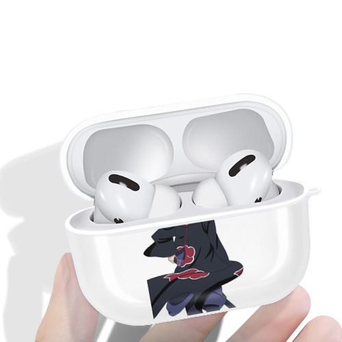 NARUTO -ナルト- うちは サスケ Uchiha Sasuke 【AirPods Pro用】ハードシェル保護ケース 耐衝撃・防指紋・カラビナ付き商品仕様