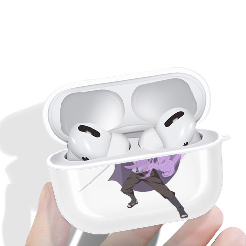 NARUTO -ナルト- うちは サスケ Uchiha Sasuke 【AirPods Pro用】ハードシェル保護ケース 耐衝撃・防指紋・カラビナ付き商品仕様
