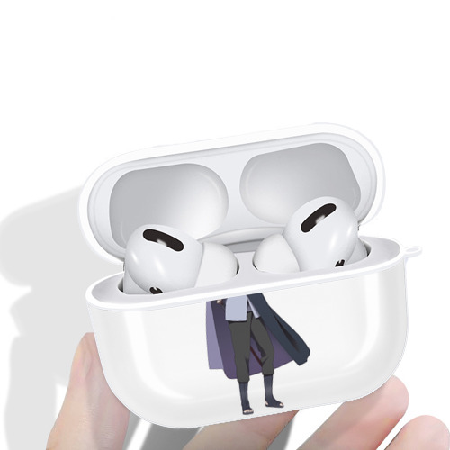 NARUTO -ナルト- うちは サスケ Uchiha Sasuke 【AirPods Pro用】ハードシェル保護ケース 耐衝撃・防指紋・カラビナ付き商品仕様