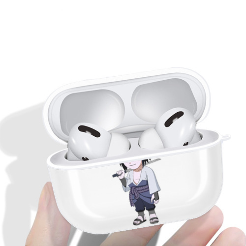 NARUTO -ナルト- うちは サスケ Uchiha Sasuke 【AirPods Pro用】ハードシェル保護ケース 耐衝撃・防指紋・カラビナ付き商品仕様