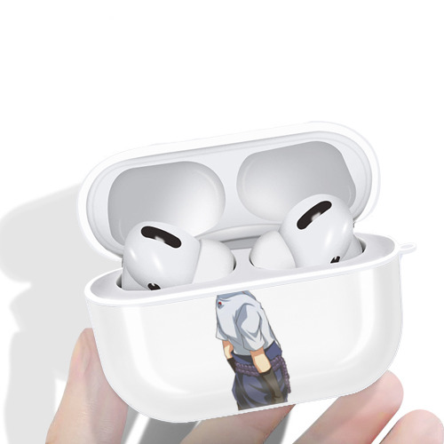 NARUTO -ナルト- うちは サスケ Uchiha Sasuke 【AirPods Pro用】ハードシェル保護ケース 耐衝撃・防指紋・カラビナ付き商品仕様