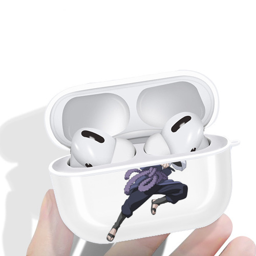 NARUTO -ナルト- うちは サスケ Uchiha Sasuke 【AirPods Pro用】ハードシェル保護ケース 耐衝撃・防指紋・カラビナ付き商品仕様
