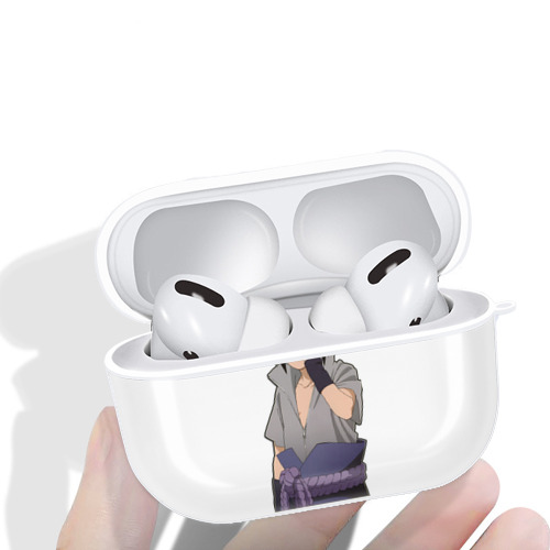 NARUTO -ナルト- うちは サスケ Uchiha Sasuke 【AirPods Pro用】ハードシェル保護ケース 耐衝撃・防指紋・カラビナ付き商品仕様