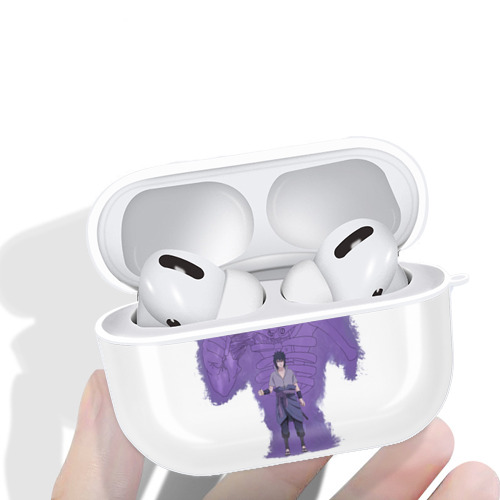 NARUTO -ナルト- うちは サスケ Uchiha Sasuke 【AirPods Pro用】ハードシェル保護ケース 耐衝撃・防指紋・カラビナ付き商品仕様