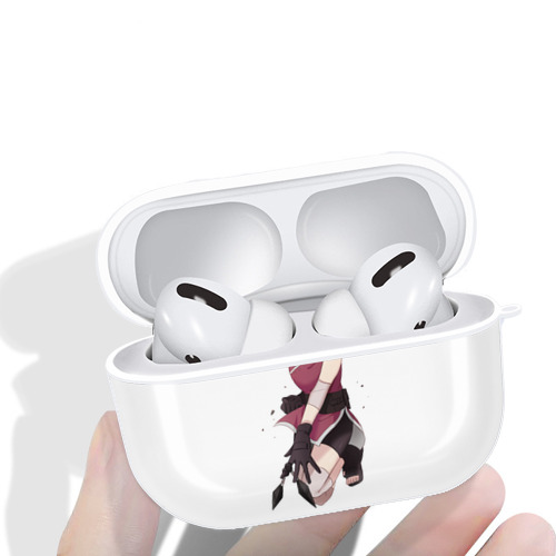 NARUTO -ナルト- 春野サクラ Haruno Sakura 【AirPods Pro用】ハードシェル保護ケース 耐衝撃・防指紋・カラビナ付き商品仕様