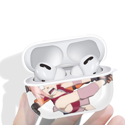 NARUTO -ナルト- 春野サクラ Haruno Sakura 【AirPods Pro用】ハードシェル保護ケース 耐衝撃・防指紋・カラビナ付き商品仕様