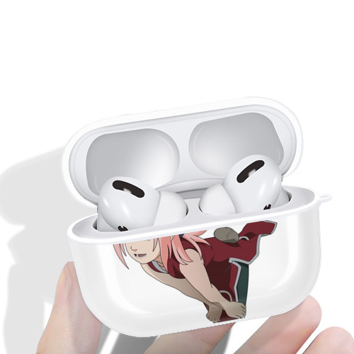 NARUTO -ナルト- 春野サクラ Haruno Sakura 【AirPods Pro用】ハードシェル保護ケース 耐衝撃・防指紋・カラビナ付き商品仕様