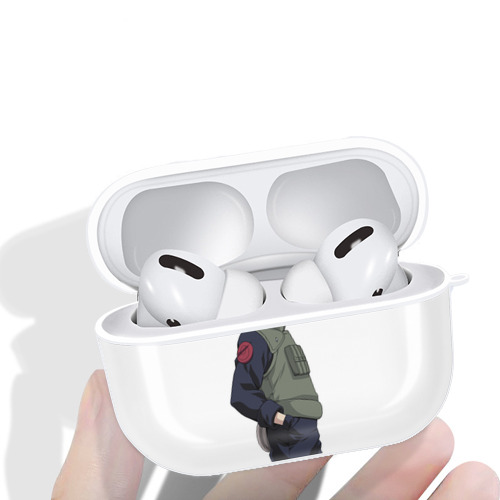 NARUTO -ナルト- はたけ カカシ Hatake Kakashi 【AirPods Pro用】ハードシェル保護ケース 耐衝撃・防指紋・カラビナ付き商品仕様