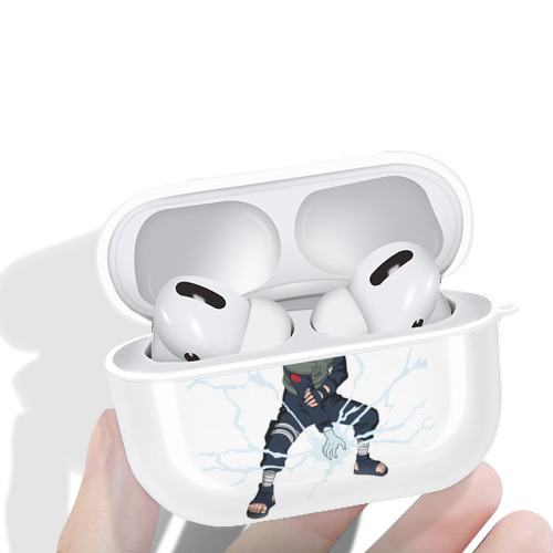 NARUTO -ナルト- はたけ カカシ Hatake Kakashi 【AirPods Pro用】ハードシェル保護ケース 耐衝撃・防指紋・カラビナ付き商品仕様