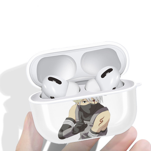 NARUTO -ナルト- はたけ カカシ Hatake Kakashi 【AirPods Pro用】ハードシェル保護ケース 耐衝撃・防指紋・カラビナ付き商品仕様