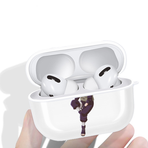 NARUTO -ナルト- はたけ カカシ Hatake Kakashi 【AirPods Pro用】ハードシェル保護ケース 耐衝撃・防指紋・カラビナ付き商品仕様