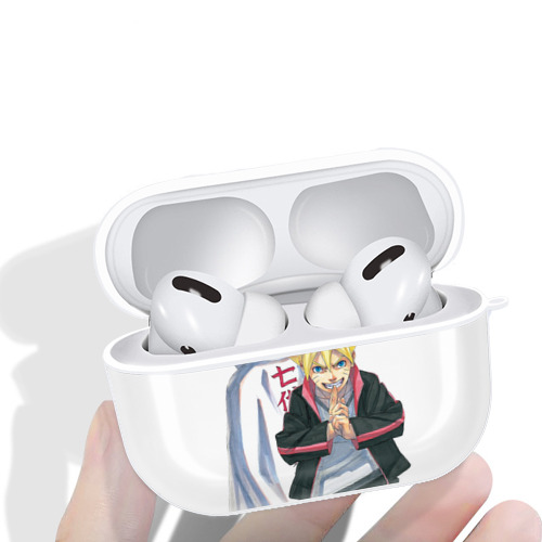 NARUTO -ナルト- うずまき ボルト Uzumaki Boruto 【AirPods Pro用】ハードシェル保護ケース 耐衝撃・防指紋・カラビナ付き商品仕様