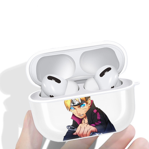 NARUTO -ナルト- うずまき ボルト Uzumaki Boruto 【AirPods Pro用】ハードシェル保護ケース 耐衝撃・防指紋・カラビナ付き商品仕様