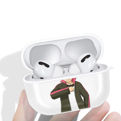 NARUTO -ナルト- うずまき ボルト Uzumaki Boruto 【AirPods Pro用】ハードシェル保護ケース 耐衝撃・防指紋・カラビナ付き商品仕様