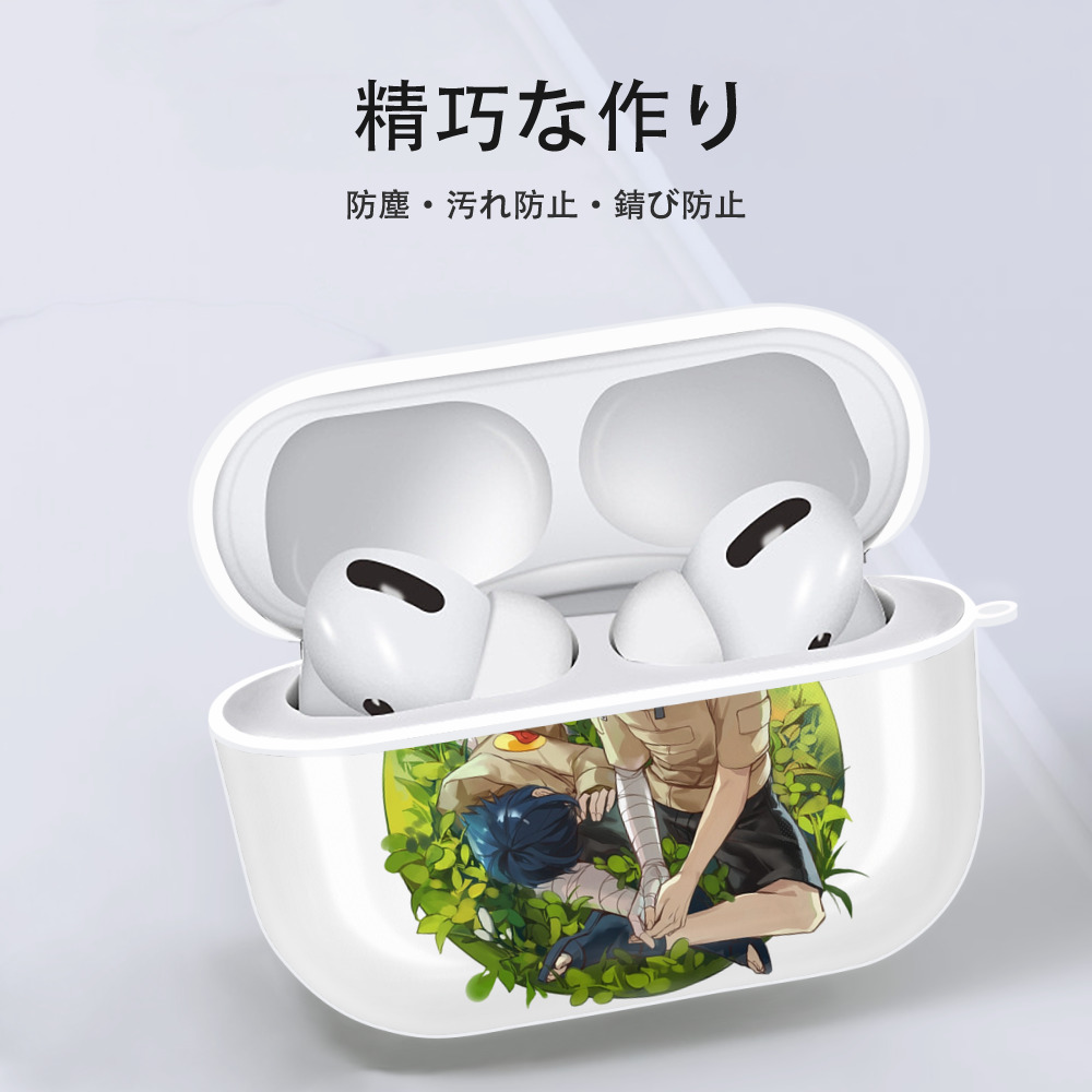 NARUTO -ナルト- 日向ネジ Hyūga Neji 【AirPods Pro用】ハードシェル保護ケース 耐衝撃・防指紋・カラビナ付き商品仕様