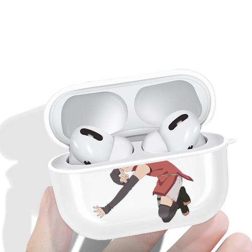 NARUTO -ナルト- うちは サラダ Uchiha Sarada 【AirPods Pro用】ハードシェル保護ケース 耐衝撃・防指紋・カラビナ付き商品仕様
