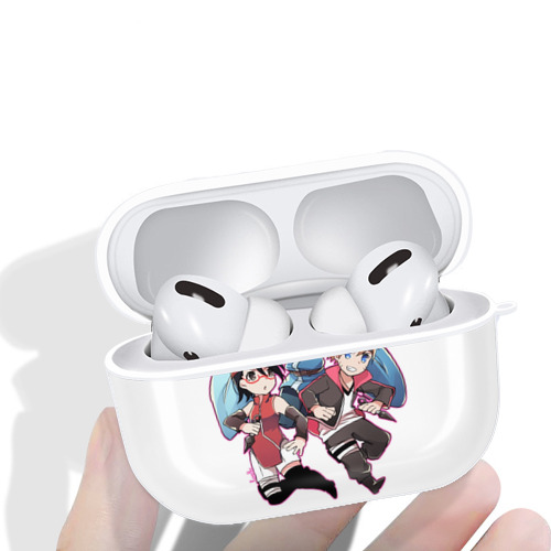NARUTO -ナルト- うちは サラダ Uchiha Sarada 【AirPods Pro用】ハードシェル保護ケース 耐衝撃・防指紋・カラビナ付き商品仕様