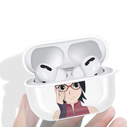 NARUTO -ナルト- うちは サラダ Uchiha Sarada 【AirPods Pro用】ハードシェル保護ケース 耐衝撃・防指紋・カラビナ付き商品仕様