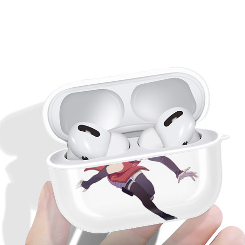 NARUTO -ナルト- うちは サラダ Uchiha Sarada 【AirPods Pro用】ハードシェル保護ケース 耐衝撃・防指紋・カラビナ付き商品仕様
