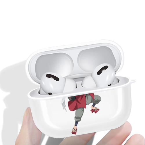 NARUTO -ナルト- 自来也（じらいや） Jiraiya 【AirPods Pro用】ハードシェル保護ケース 耐衝撃・防指紋・カラビナ付き商品仕様