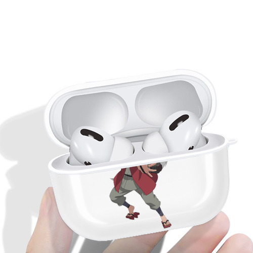 NARUTO -ナルト- 自来也（じらいや） Jiraiya 【AirPods Pro用】ハードシェル保護ケース 耐衝撃・防指紋・カラビナ付き商品仕様