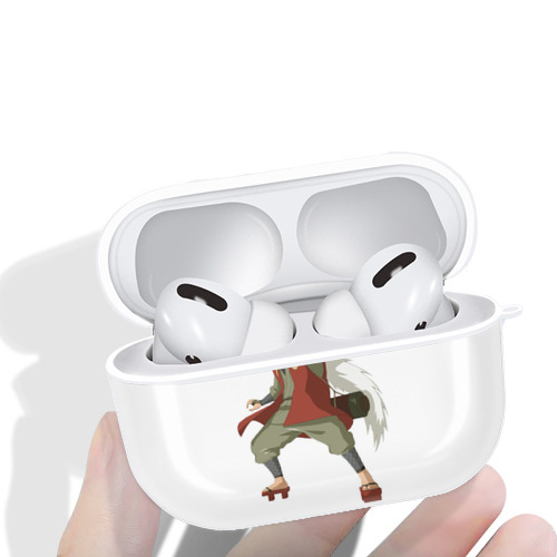 NARUTO -ナルト- 自来也（じらいや） Jiraiya 【AirPods Pro用】ハードシェル保護ケース 耐衝撃・防指紋・カラビナ付き商品仕様