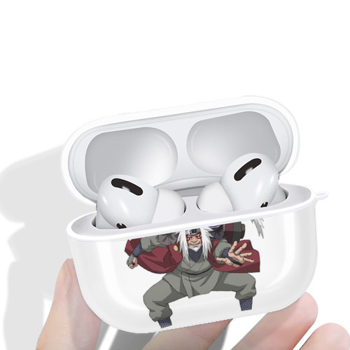 NARUTO -ナルト- 自来也（じらいや） Jiraiya 【AirPods Pro用】ハードシェル保護ケース 耐衝撃・防指紋・カラビナ付き商品仕様