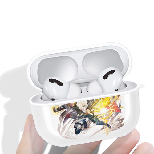 NARUTO -ナルト- 波風 ミナト Namikaze Minato 【AirPods Pro用】ハードシェル保護ケース 耐衝撃・防指紋・カラビナ付き商品仕様