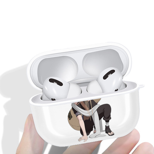 NARUTO -ナルト- ガアラ Gaara 【AirPods Pro用】ハードシェル保護ケース 耐衝撃・防指紋・カラビナ付き商品仕様