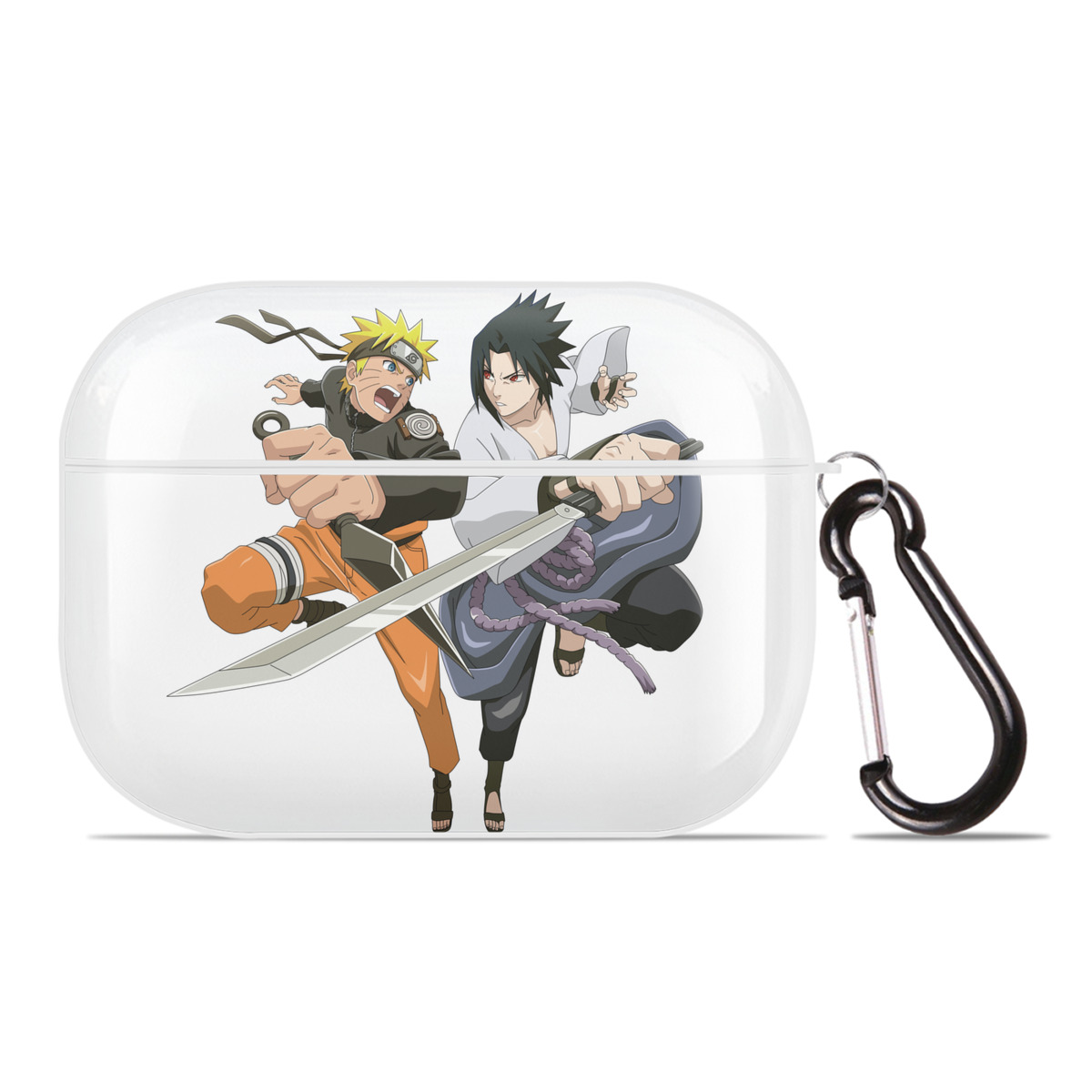 （画像用） NARUTO -ナルト- うずまき ナルト Uzumaki Naruto 【AirPods Pro用】ハードシェル保護ケース 耐衝撃・防指紋・カラビナ付き商品仕様