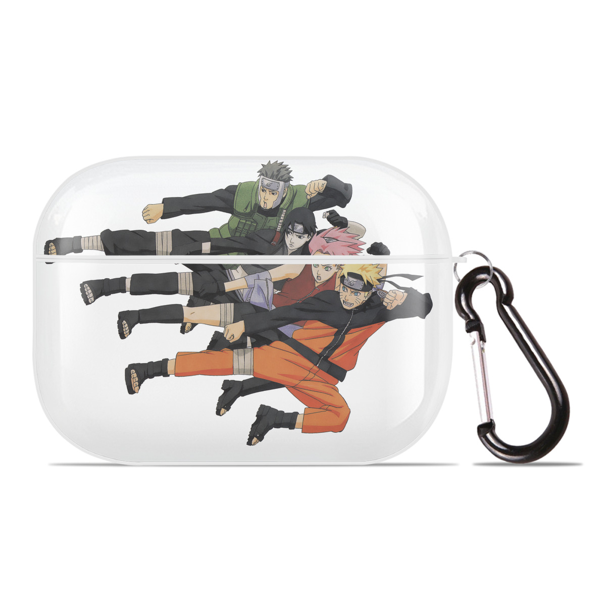 （画像用） NARUTO -ナルト- うずまき ナルト Uzumaki Naruto 【AirPods Pro用】ハードシェル保護ケース 耐衝撃・防指紋・カラビナ付き商品仕様