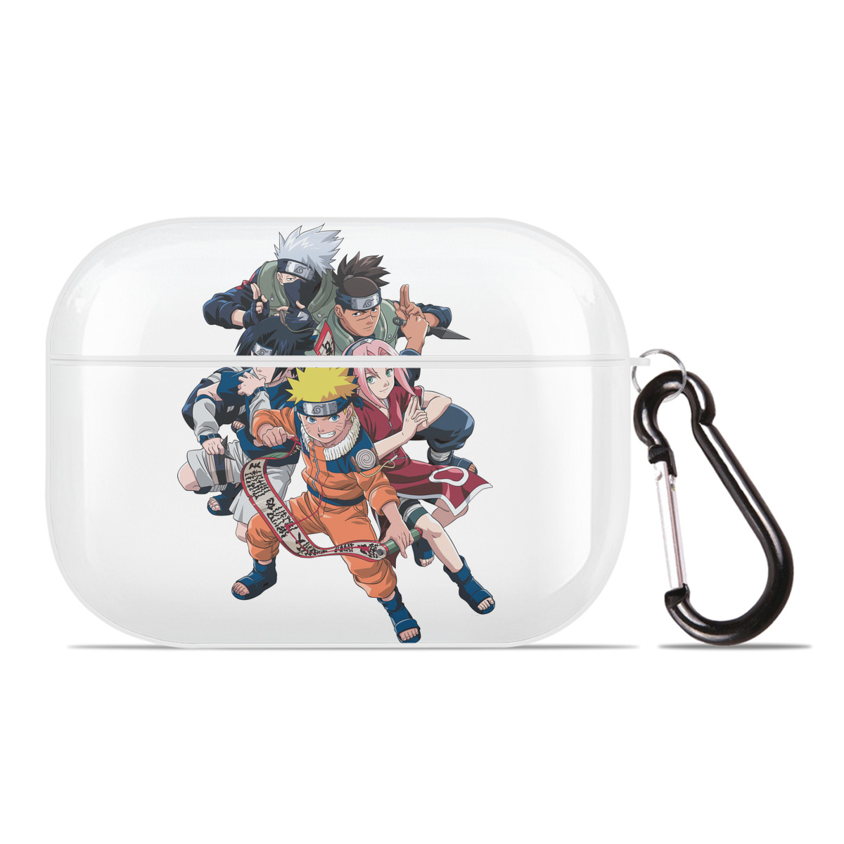 （画像用） NARUTO -ナルト- うずまき ナルト Uzumaki Naruto 【AirPods Pro用】ハードシェル保護ケース 耐衝撃・防指紋・カラビナ付き商品仕様