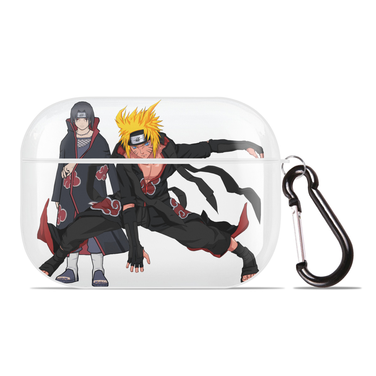 （画像用） NARUTO -ナルト- うずまき ナルト Uzumaki Naruto 【AirPods Pro用】ハードシェル保護ケース 耐衝撃・防指紋・カラビナ付き商品仕様