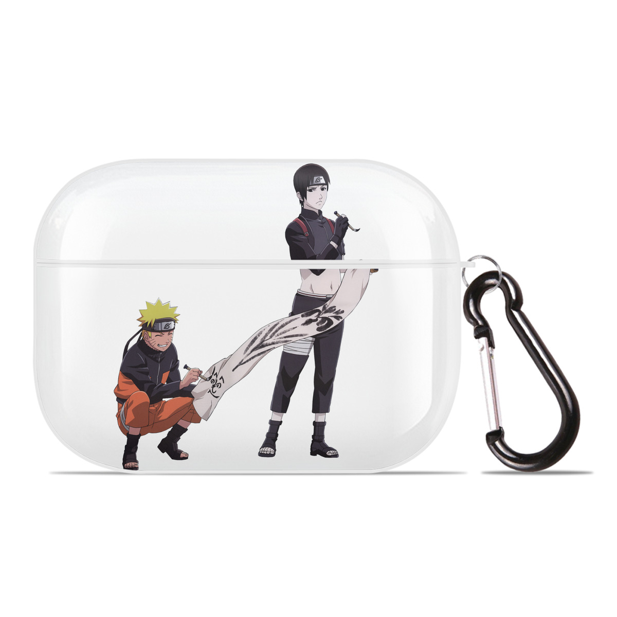 （画像用） NARUTO -ナルト- うずまき ナルト Uzumaki Naruto 【AirPods Pro用】ハードシェル保護ケース 耐衝撃・防指紋・カラビナ付き商品仕様