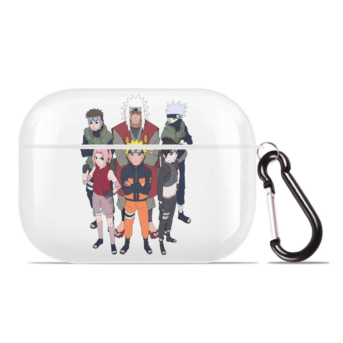 （画像用） NARUTO -ナルト- うずまき ナルト Uzumaki Naruto 【AirPods Pro用】ハードシェル保護ケース 耐衝撃・防指紋・カラビナ付き商品仕様