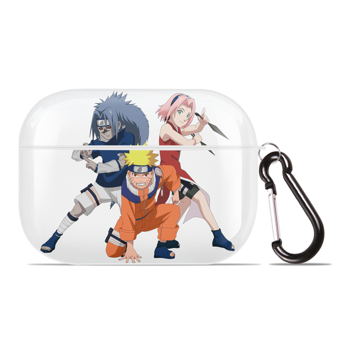 （画像用） NARUTO -ナルト- うずまき ナルト Uzumaki Naruto 【AirPods Pro用】ハードシェル保護ケース 耐衝撃・防指紋・カラビナ付き商品仕様