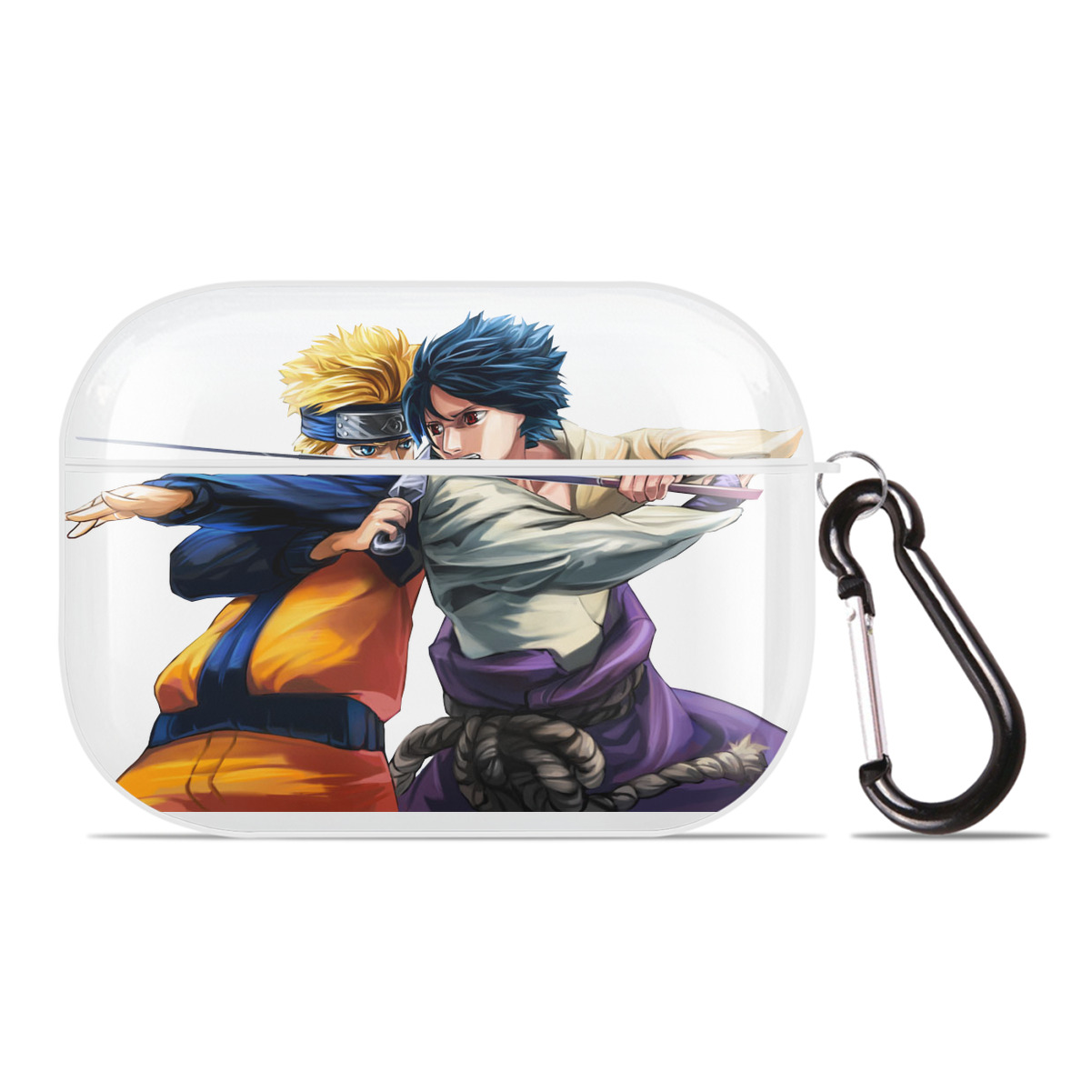 （画像用） NARUTO -ナルト- うずまき ナルト Uzumaki Naruto 【AirPods Pro用】ハードシェル保護ケース 耐衝撃・防指紋・カラビナ付き商品仕様