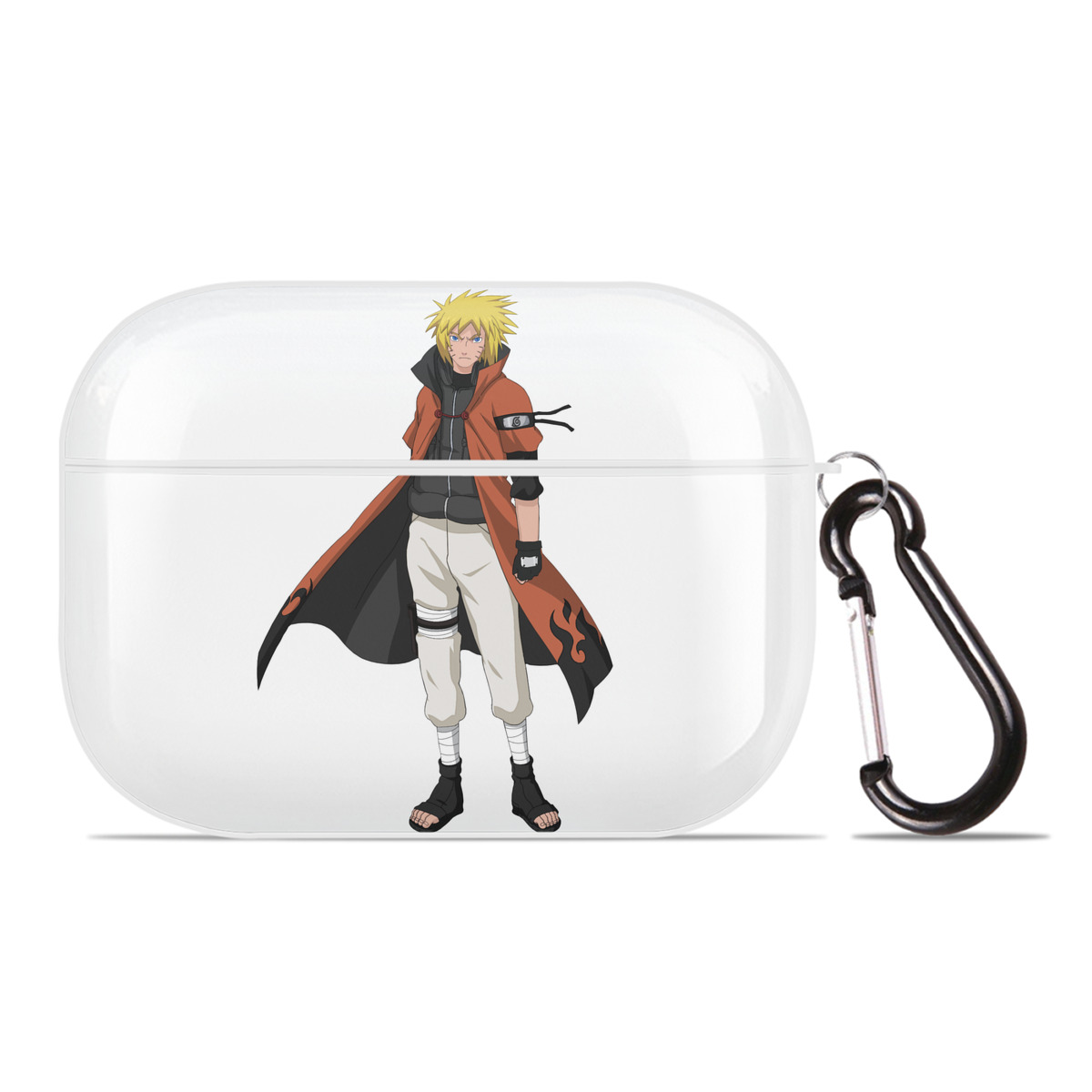 （画像用） NARUTO -ナルト- うずまき ナルト Uzumaki Naruto 【AirPods Pro用】ハードシェル保護ケース 耐衝撃・防指紋・カラビナ付き商品仕様