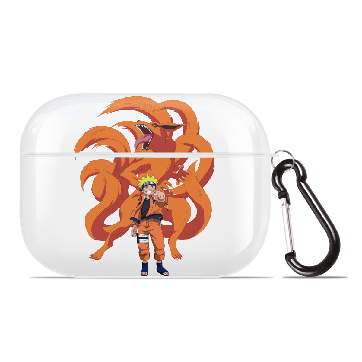 （画像用） NARUTO -ナルト- うずまき ナルト Uzumaki Naruto 【AirPods Pro用】ハードシェル保護ケース 耐衝撃・防指紋・カラビナ付き商品仕様