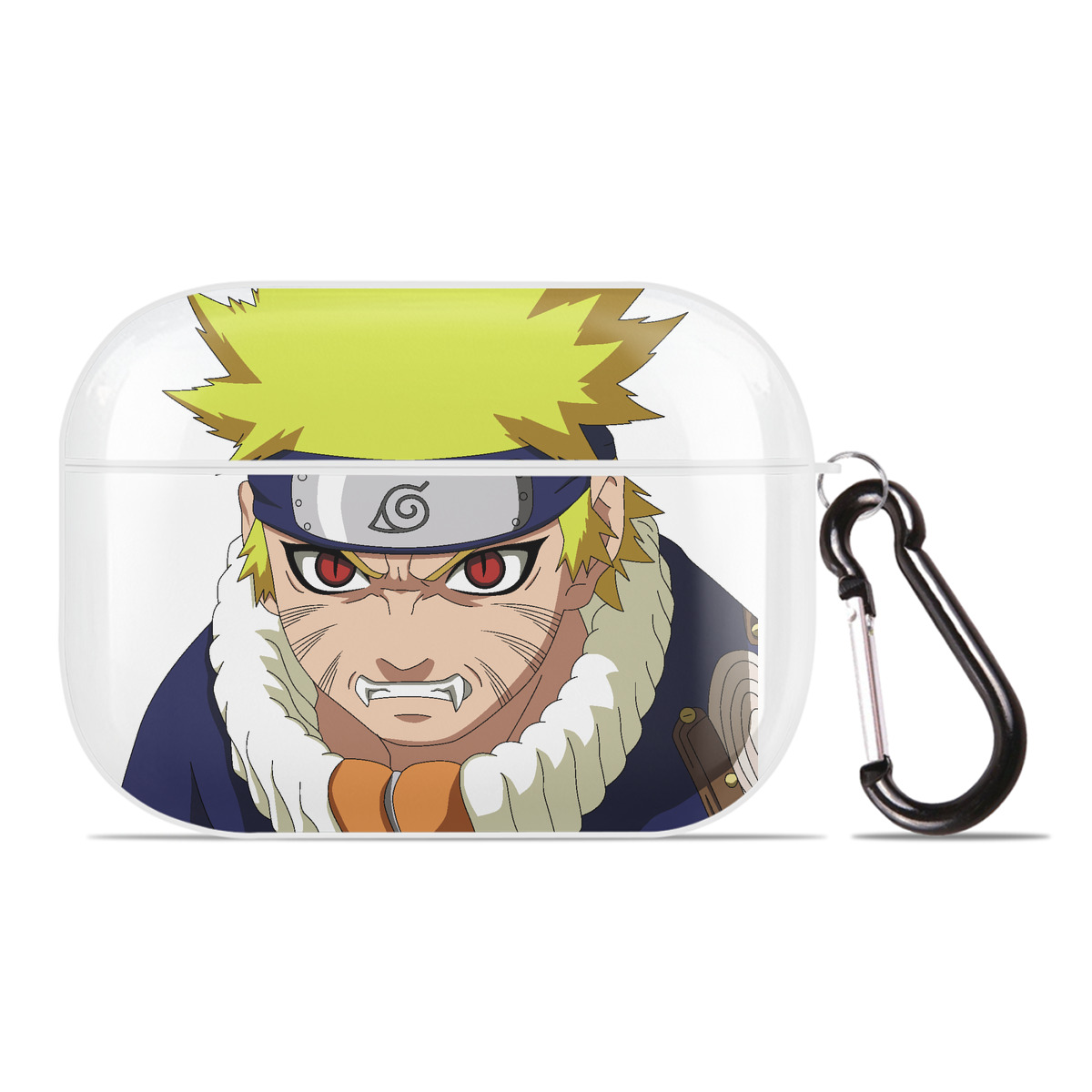 （画像用） NARUTO -ナルト- うずまき ナルト Uzumaki Naruto 【AirPods Pro用】ハードシェル保護ケース 耐衝撃・防指紋・カラビナ付き商品仕様