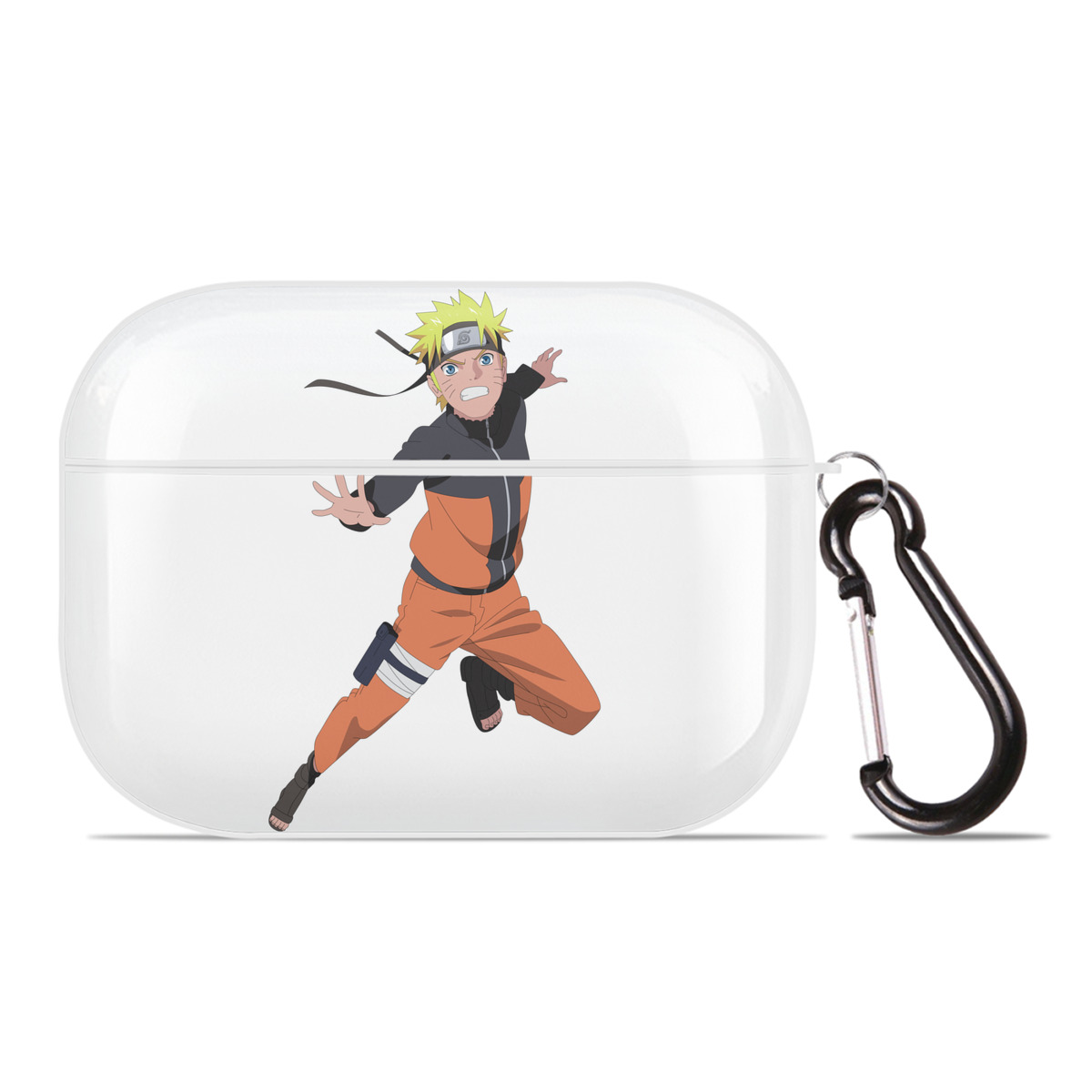 （画像用） NARUTO -ナルト- うずまき ナルト Uzumaki Naruto 【AirPods Pro用】ハードシェル保護ケース 耐衝撃・防指紋・カラビナ付き商品仕様