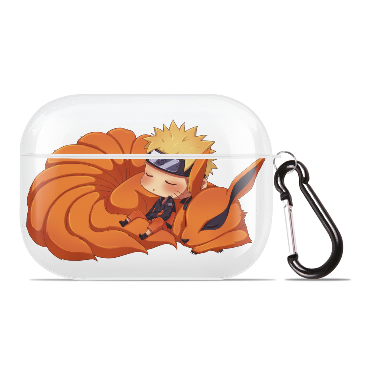 （画像用） NARUTO -ナルト- うずまき ナルト Uzumaki Naruto 【AirPods Pro用】ハードシェル保護ケース 耐衝撃・防指紋・カラビナ付き商品仕様